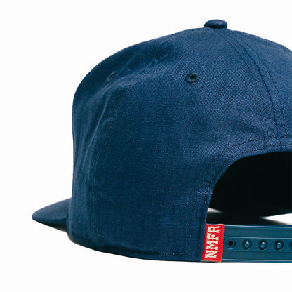 "The Duke" Structured Hat (Navy/Cream)