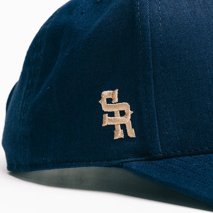 "The Duke" Structured Hat (Navy/Cream)