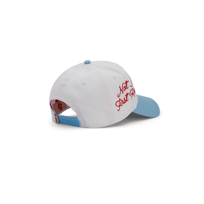 "The Midtown" Structured Hat (White/Blue)