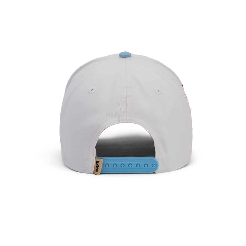 "The Midtown" Structured Hat (White/Blue)