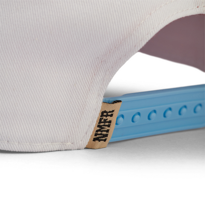 "The Midtown" Structured Hat (White/Blue)