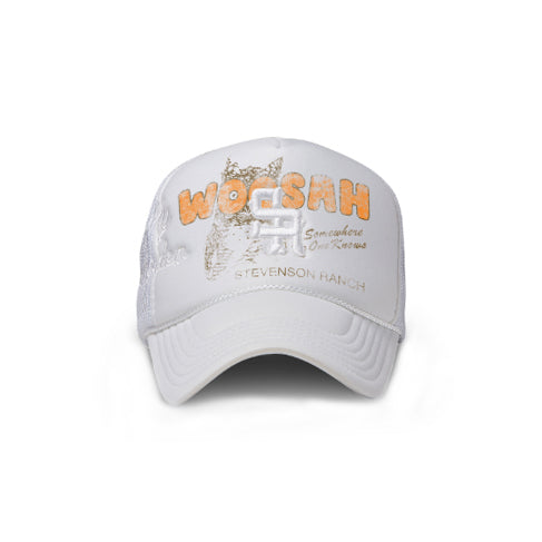 Woosah Classic Trucker Hat (White)